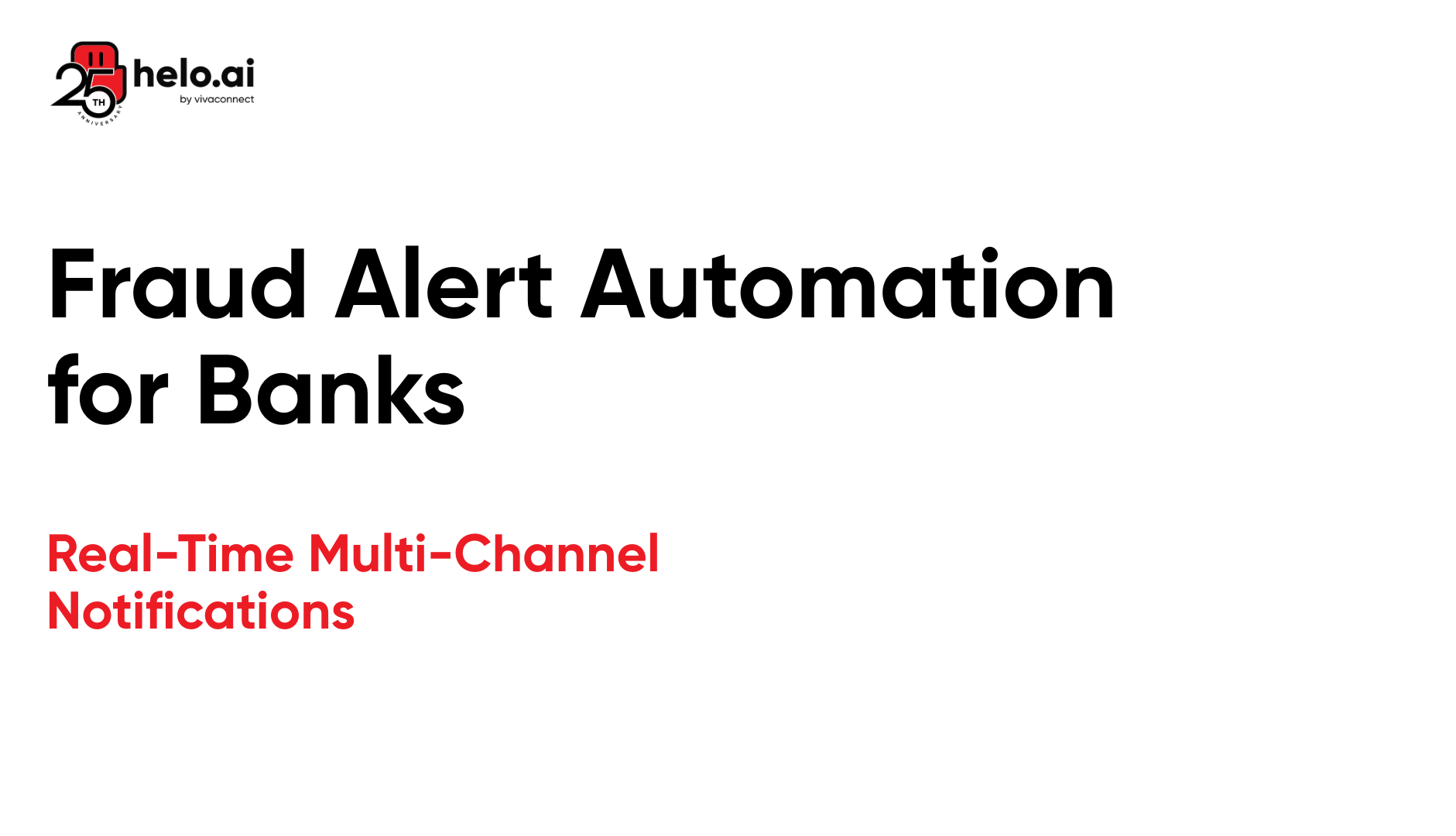 Fraud Alert Automation for Banks